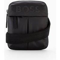 Boss Stormy Coated Pu Crossbody Bag - Black