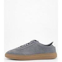 Boss Kieran Suede Tennis Trainer - Grey