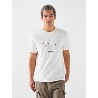 HUGO Dugolini 10272987 T-Shirt L White