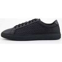 Boss Kieran Monogram Tennis Trainers - Black