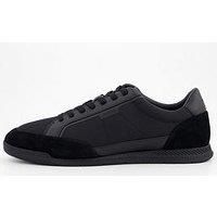 Boss Nitan Suede Mesh Trainers - Black