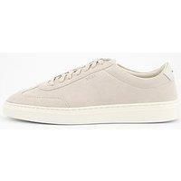 Boss Kieran Suede Tennis Trainer - Off White