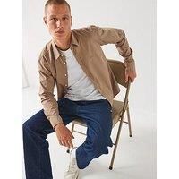 Boss Boss Relegant 6 M Regular Fit Logo Poplin Shirt - Dark Beige