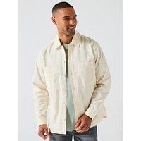 Boss Oversized Fit Shirt - Beige