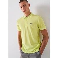 Boss Paddy Regular Fit Tipping Polo Shirt - Green