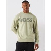 Boss Boss Webasic Logo Crew Sweat - Green