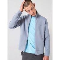 Boss Skaz Logo Zip Thru Track Top - Light Grey