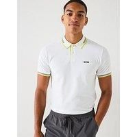 Boss Mens Golf Paul Polo - White