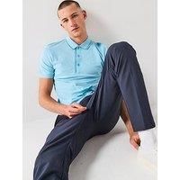 Boss Paule 4 Slim Fit Polo Shirt - Light Blue