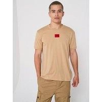 HUGO Men/'s Diragolino212 10229761 01 T-Shirt, Medium Beige 269, M