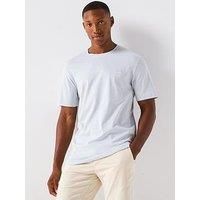 Boss Tales Tonal Logo Relaxed Fit T-Shirt - Light Grey