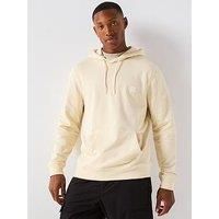 Boss Wetalk Overhead Tonal Logo Hoodie - Light Beige