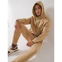 Hugo Dapodayote Jersey Overhead Tracksuit - Beige