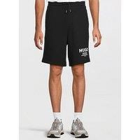 HUGO Mens Nomario Cotton-Terry Shorts with New-Season Logo Story