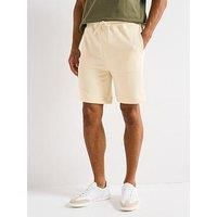 BOSS Mens Sewalk Logo-Badge Shorts in Cotton Terry