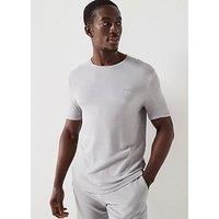 Boss Ribbed Loungewear T-Shirt - Grey