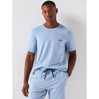 BOSS Mens Match T-Shirt Open Blue 483 XL