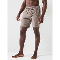 Boss Mix & Match Lightweight Loungewear Shorts - Brown