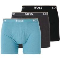 BOSS Men/'s Cotton Stretch Boxer Briefs, 3-Pack, Black/Blue/Dark Grey (UK, Alpha, XXL, Regular, Regular, 987open Miscellaneous)
