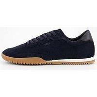 Boss Careton Suede Gumsole Trainers - Navy