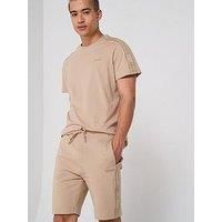 HUGO Liam 10271461 01 Short Sleeve T-Shirt L Light Beige