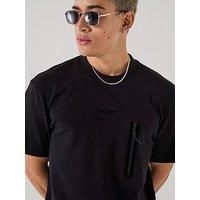 Hugo Relaxed Fit Dubi Tech T-Shirt - Black