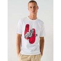 Hugo Regular Fit Diboxer T-Shirt - White
