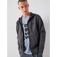 Boss Zone Full Zip Regular Fit Hoodie - Light Grey