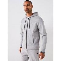 Boss Zone Full Zip Regular Fit Hoodie - Dark Grey