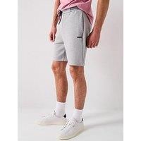 Boss Shorts Zone Regular Fit Jersey Shorts - Light Grey
