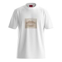 HUGO Deterni 10258299 01 T-Shirt S White