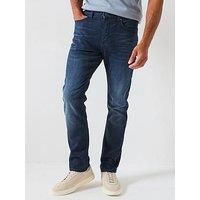 BOSS Mens Delaware BO Delaware Slim-fit Jeans in Blue Soft-Motion Denim