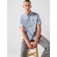 Boss Motion Regular Fit Short Sleeve Shirt - Dark Grey