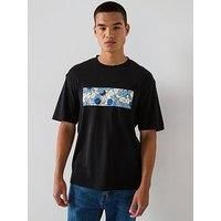 HUGO Nurix Blue T-Shirt S
