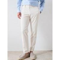 Boss P-Genius Slim Fit Performance Tech Trousers - Cream