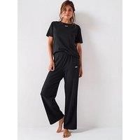 Boss Shorts Pyjama Set - Black