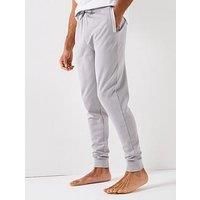 Boss Contrast Panel Loungewear Pants - Grey