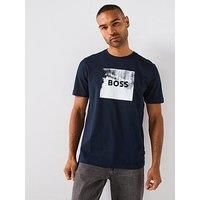 BOSS Mens Te Wheel 10262528 01 Dark Blue L