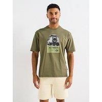 Boss Wagon Relaxed Fit Jeep Graphic T-Shirt - Green