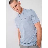 Boss Patteo All Over Jacquard Regular Fit Polo Shirt - Light Grey