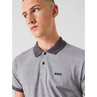 Boss Polo Tl Spot Regular Fit Polo Shirt - Light Grey