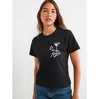 Hugo Destrel Graphic T-Shirt - Black