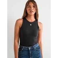 Hugo Dasiel Jersey Bodysuit - Black