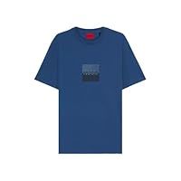 HUGO Dusplit 10266462 01 T-Shirt S Blue