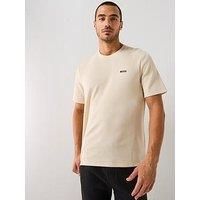 Boss Loungewear Waffle T-Shirt - Light Beige