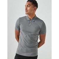 Boss Passenger Slim Fit Polo Shirt - Light Grey