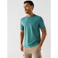 BOSS Mens TChup Logo-Print T-Shirt in Stretch Cotton