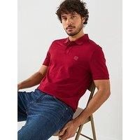 Boss Passenger Slim Fit Polo Shirt - Dark Red