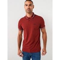 Boss Mens Golf Paul Polo Shirt - Dark Pink