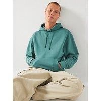 BOSS Mens WeSmallhood Contrast-Logo Hoodie in Cotton Terry